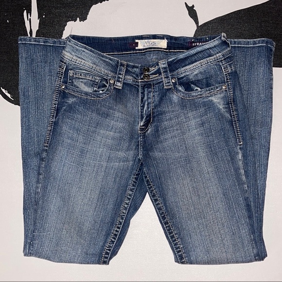 VGS Jeans Vgs Denim For All Time Straight Leg Medium Blue Stone